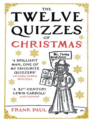 cover image of The Twelve Quizzes of Christmas
